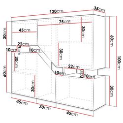 Tumba Mirjan24 Bekas/Ceelias (Anthracite/Wotan Oak) Thumb