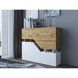 Tumba Mirjan24 Bekas/Ceelias (White/Wotan Oak) Thumb