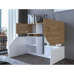 Tumba Mirjan24 Bekas/Ceelias (White/Wotan Oak) Thumb