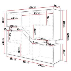 Tumba Mirjan24 Bekas/Ceelias (White/Wotan Oak) Thumb