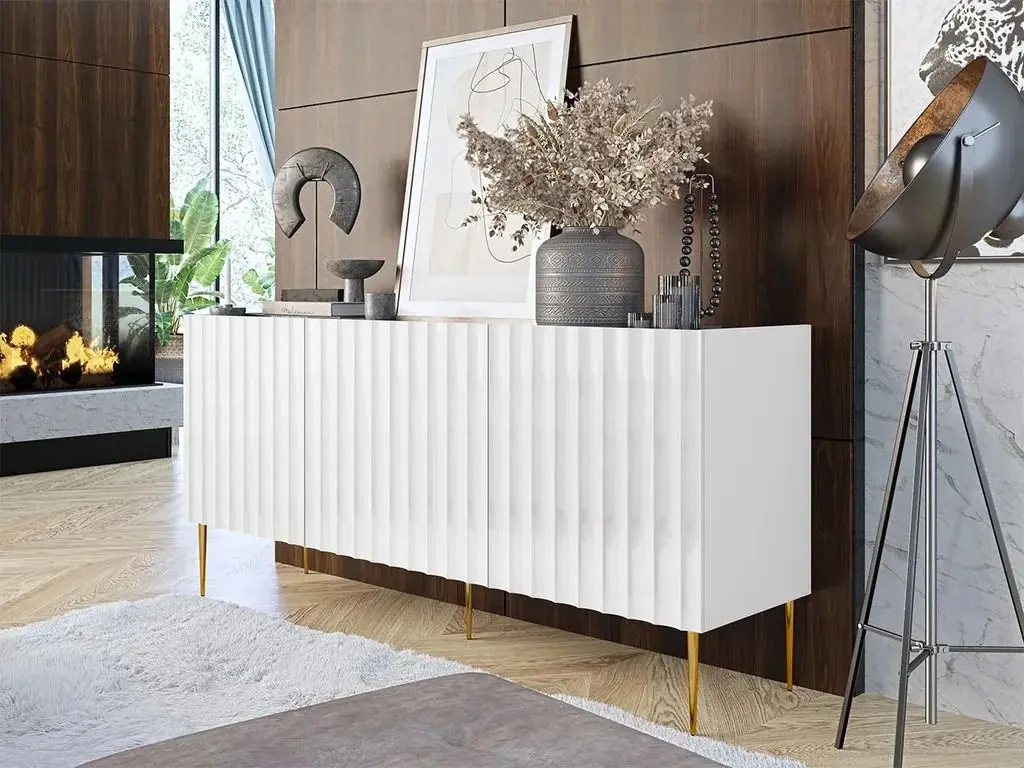 Тумба Mirjan24 Brimono/Arcos 160 (White/White Gloss) - 2