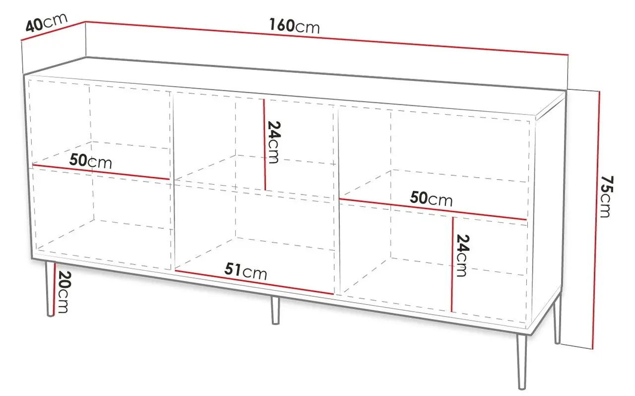 Тумба Mirjan24 Brimono/Arcos 160 (White/White Gloss) - 4