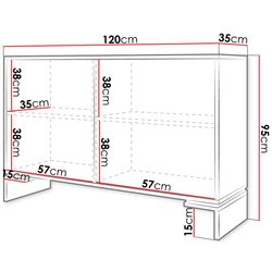 Tumba Mirjan24 Donazzi/Poreti (Artisan Oak/Gray Stone) Thumb