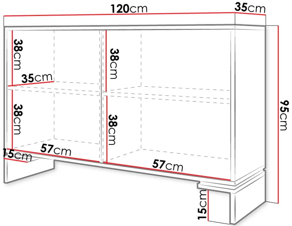 Tumba Mirjan24 Donazzi/Poreti (Artisan Oak/Gray Stone) - 4