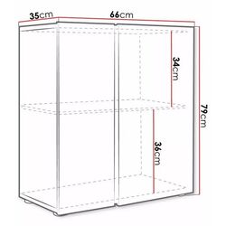 Tumba Mirjan24 Metikone/Diss cu LED iluminare (White/White Gloss) Thumb