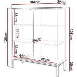 Tumba Mirjan24 Mijano MK104/Nova K104 (White) Thumb