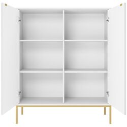 Тумба Mirjan24 Mijano MK104/Nova K104 (White/Gold) Thumb