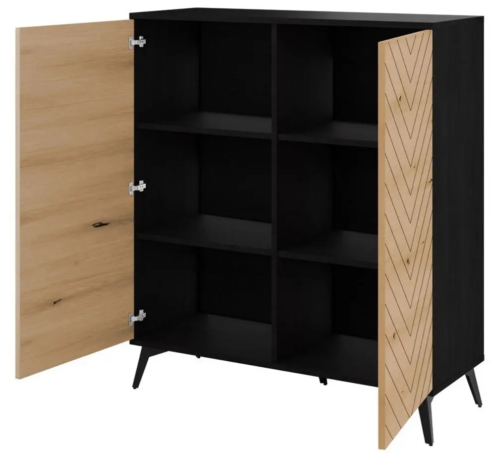 Tumba Mirjan24 Namiro NKD104/Diamond KD104 (Black/Evoke Oak) - 3