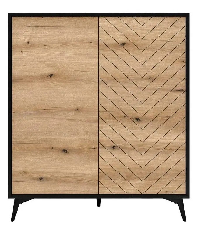 Tumba Mirjan24 Namiro NKD104/Diamond KD104 (Black/Evoke Oak)