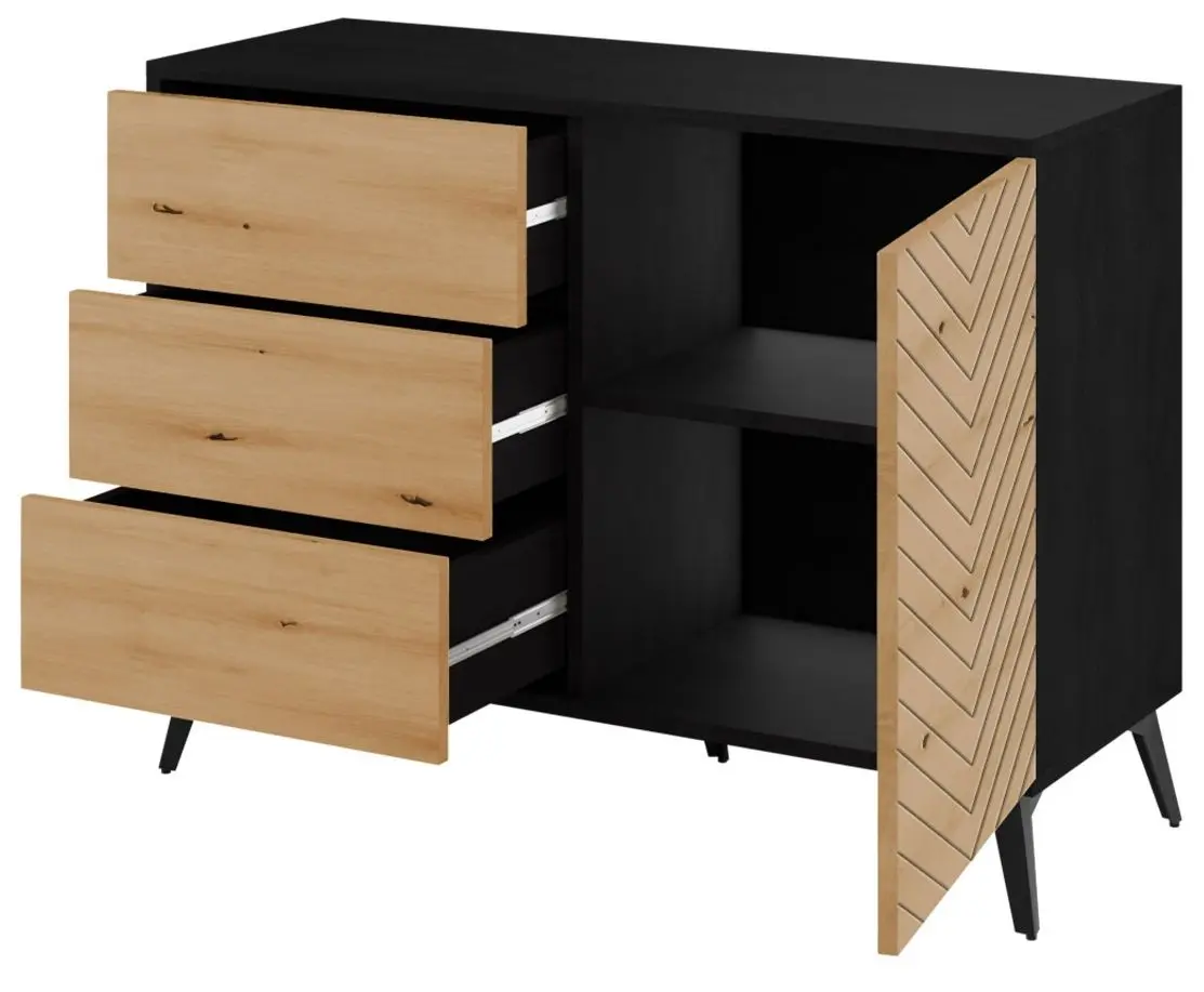 Tumba Mirjan24 Namiro NKSZ104/Diamond KSZ104 (Black/Evoke Oak)