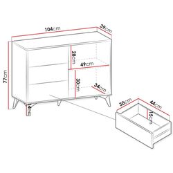 Tumba Mirjan24 Namiro NKSZ104/Diamond KSZ104 (Black/Evoke Oak) Thumb