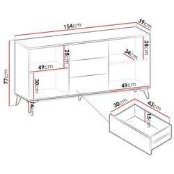 Tumba Mirjan24 Namiro NKSZ154/Diamond KSZ154 (Black/Evoke Oak) Thumb