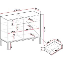 Tumba Mirjan24 Tonkor TKSZ104/Mono MKSZ104 (Beige) Thumb