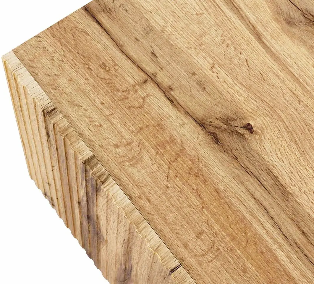 Тумба РТВ с биокамином Mirjan24 Tilderi 180/Vamos (Wotan Oak/Black) - 4