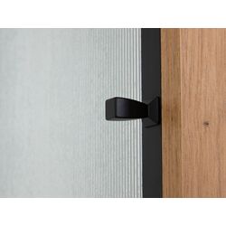 Tumba-vitrina Mirjan24 Brulpin/Bartise 3D cu LED iluminare (Artisan Oak/Black) Thumb