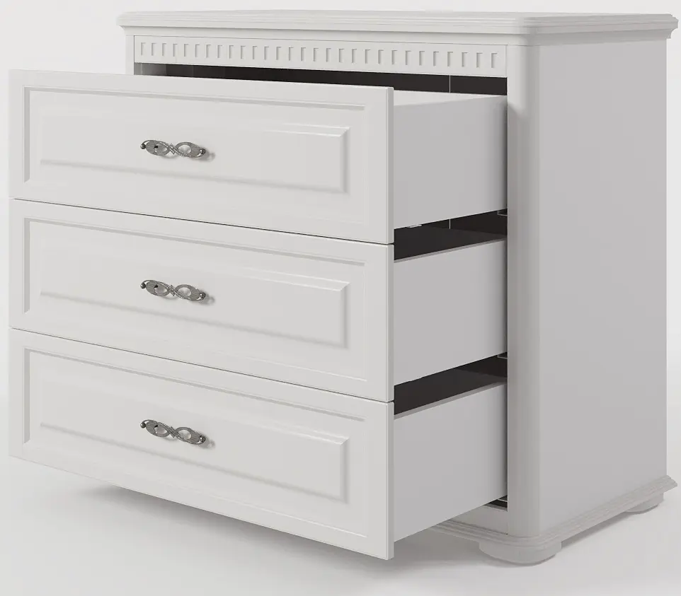 Comoda МЛ-Мебель Marsel 2 №06 105cm (White/Polar Oak) - 3