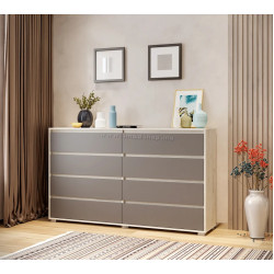 Comoda МЛ-Мебель Nays №5 180cm (Craft Oak White/Anthracite)