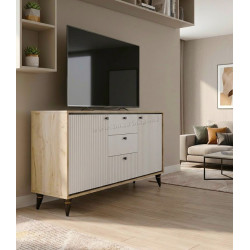 Tumba МЛ-Мебель Oskar №1 150m (Craft Oak Gray/Florence Oak)