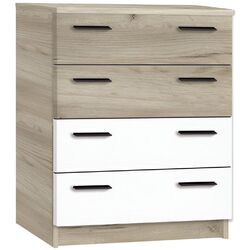 Комод Modern Andi 4B (Craft Oak Gray/White) Thumb