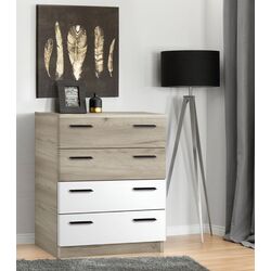 Comod Modern Andi 4B (Craft Oak Gray/White)