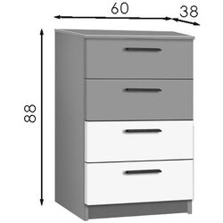 Comod Modern Andi 4S (Slate Gray/White) Thumb