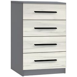 Comoda Modern Kenon 4S (Slate Gray/Craft Oak White) Thumb