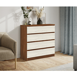 Comoda Modern Komfi 75cm (Brandy Castello Oak/Craft Oak White)