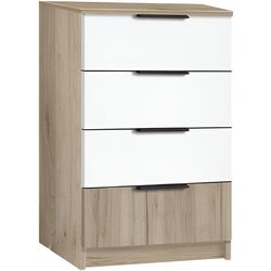 Комод Modern Komfort 4S (Craft Oak Gray/White) Thumb