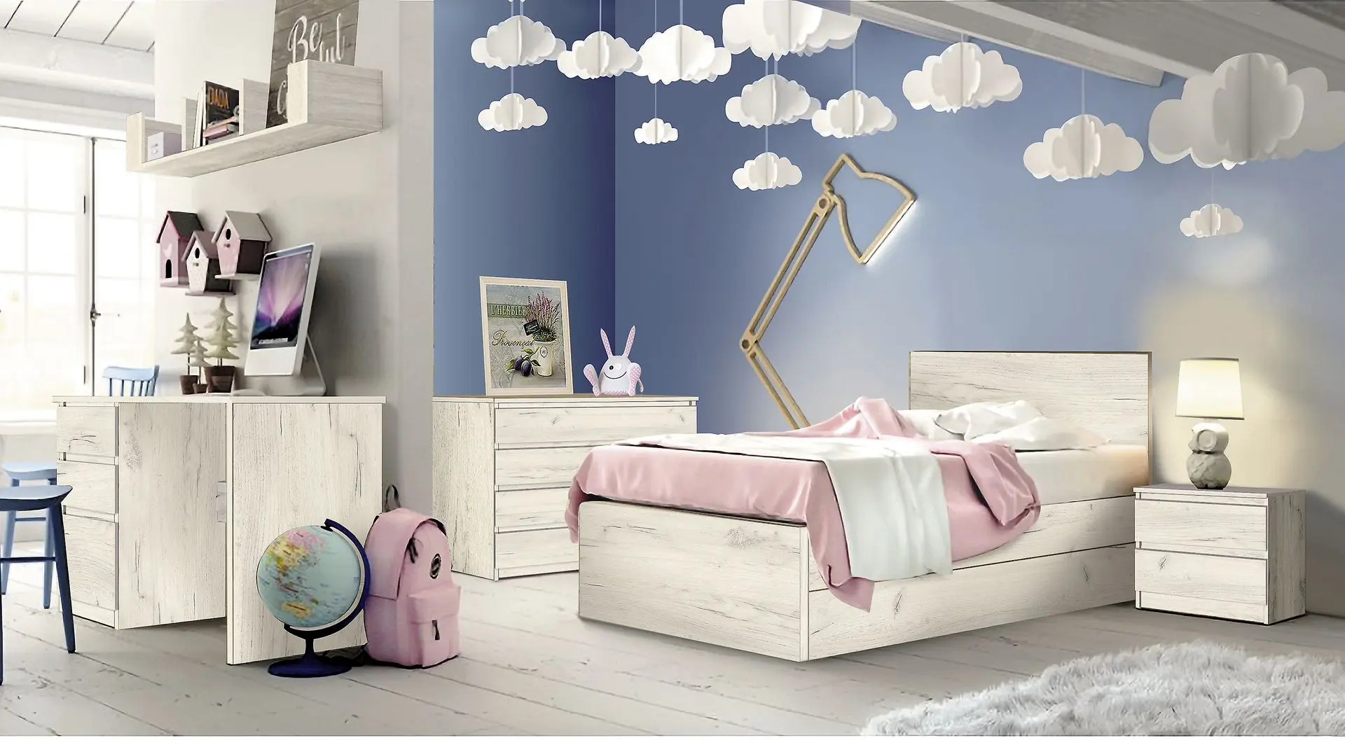 Comoda Modern Komfi 75cm (Craft Oak White)