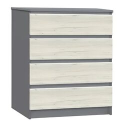 Comoda Modern Komfi 75cm (Slate Gray/Craft Oak White) Thumb