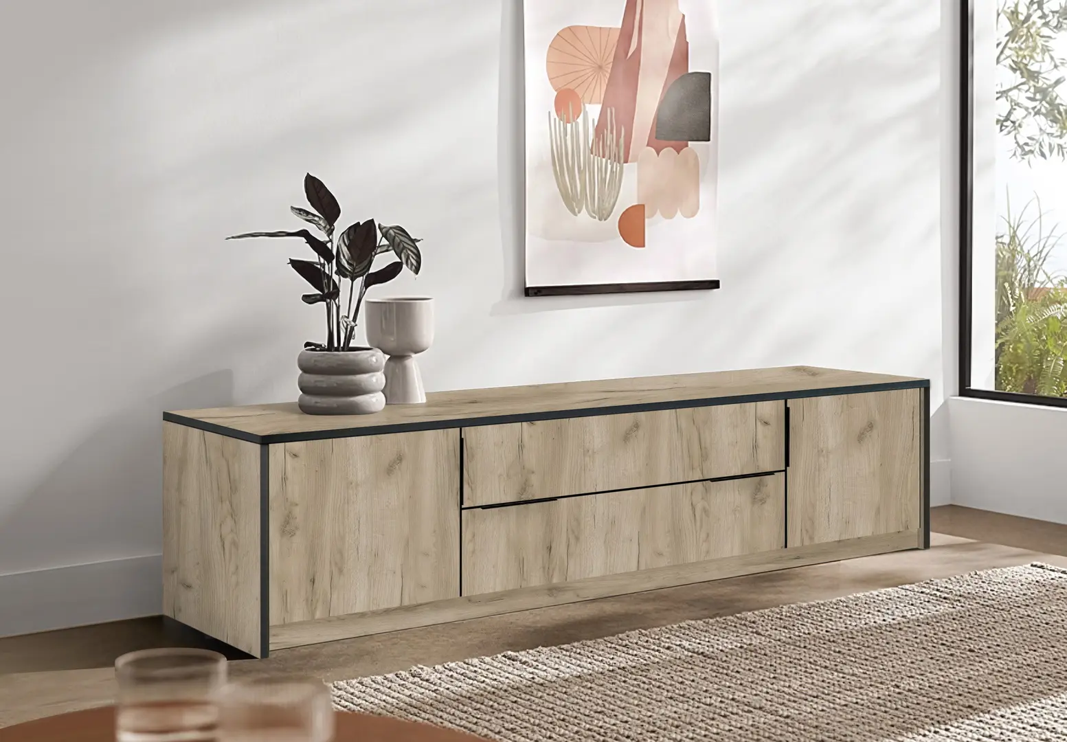 Tumba Modern Alex 200 В 65 (Craft Oak Gray)