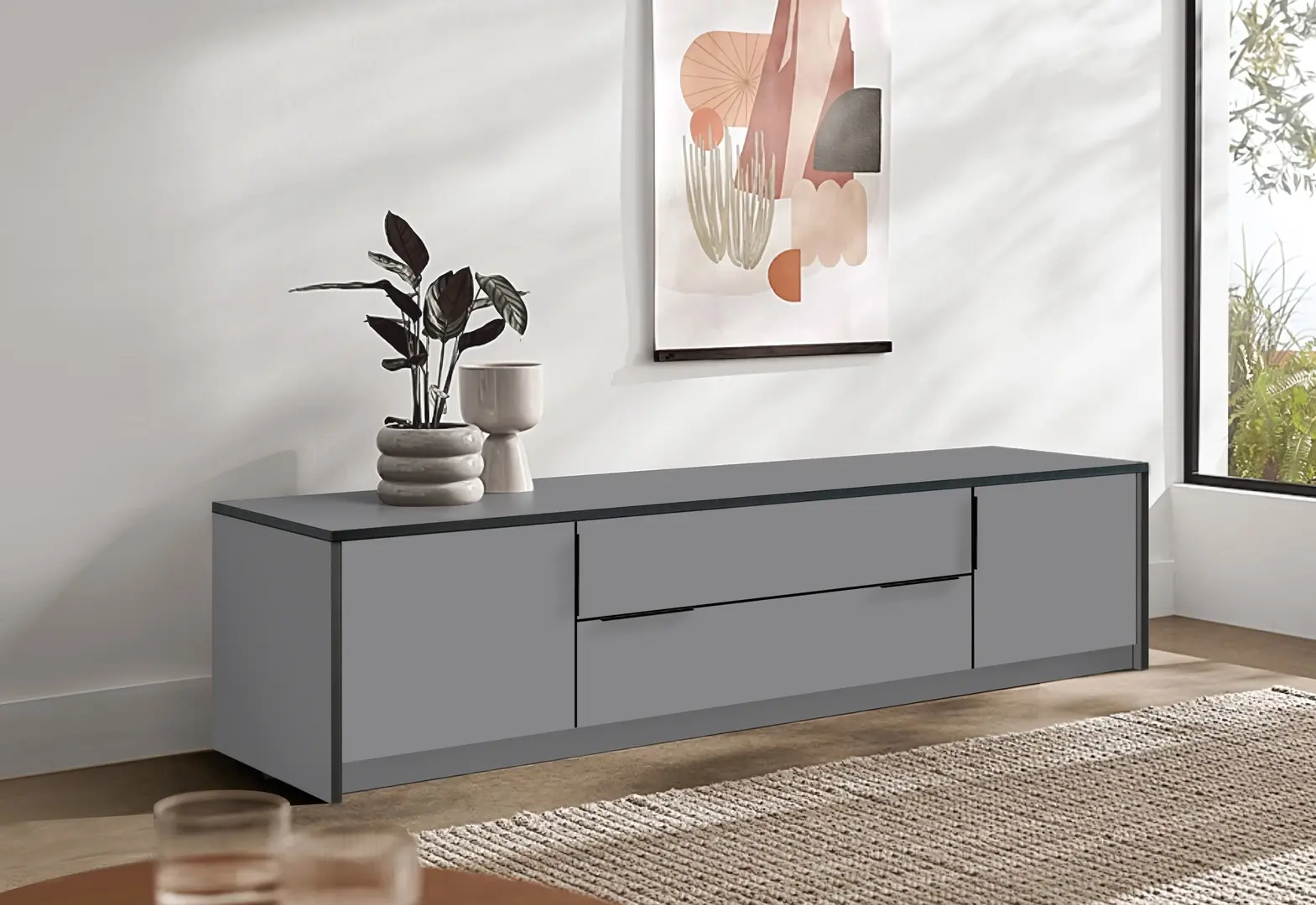 Тумба Modern Alex 200 В 65 (Slate Gray)