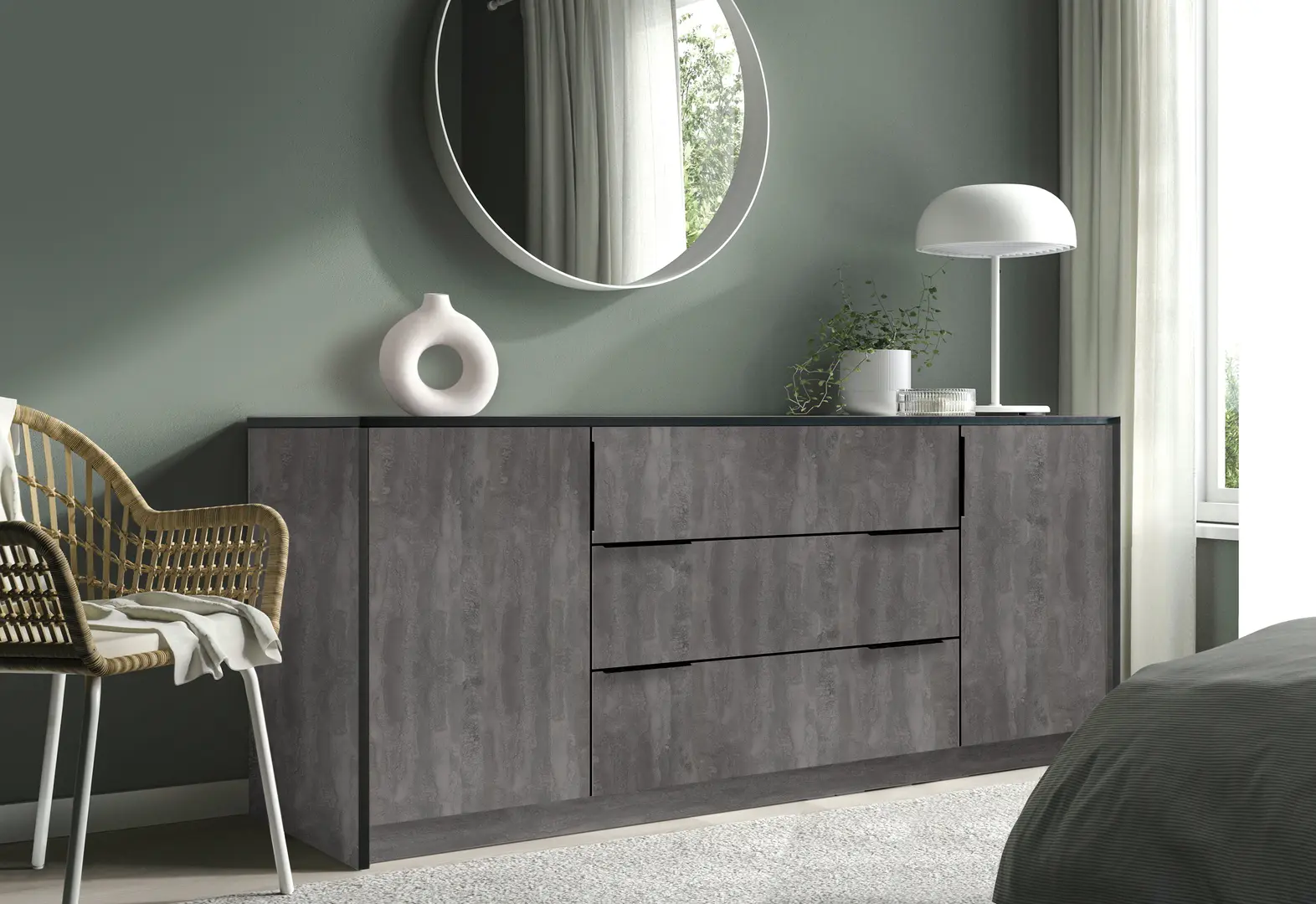 Тумба Modern Alex 200 В 90 (Iron Stone)