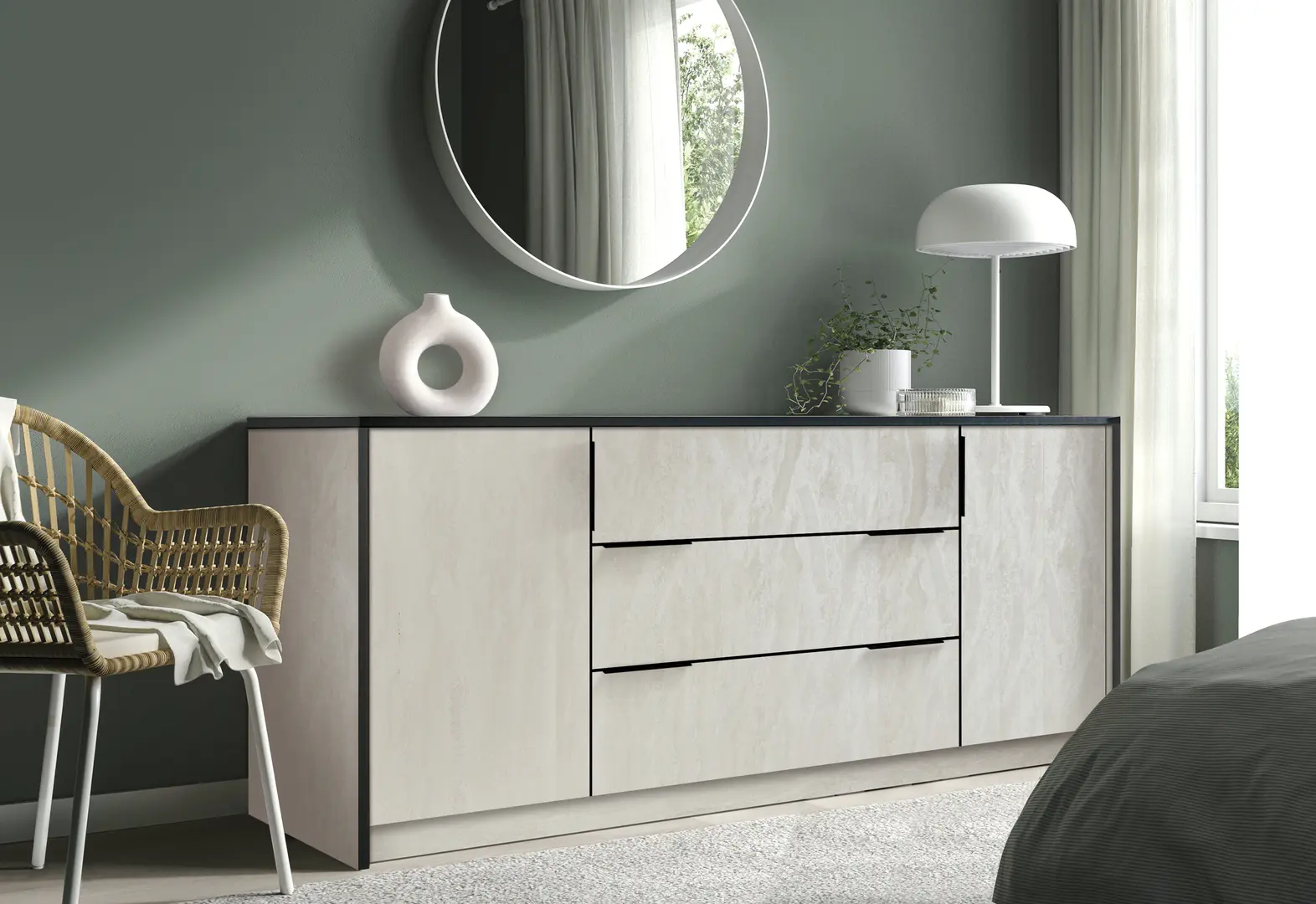 Tumba Modern Alex 200 В 90 (Silk Stone)