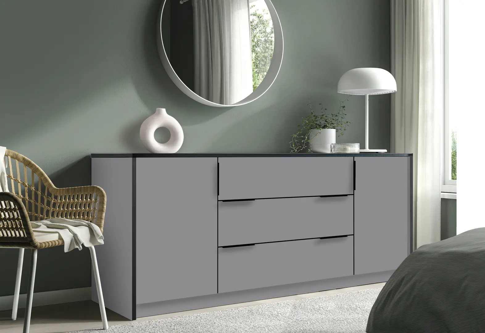 Tumba Modern Alex 200 В 90 (Slate Gray)