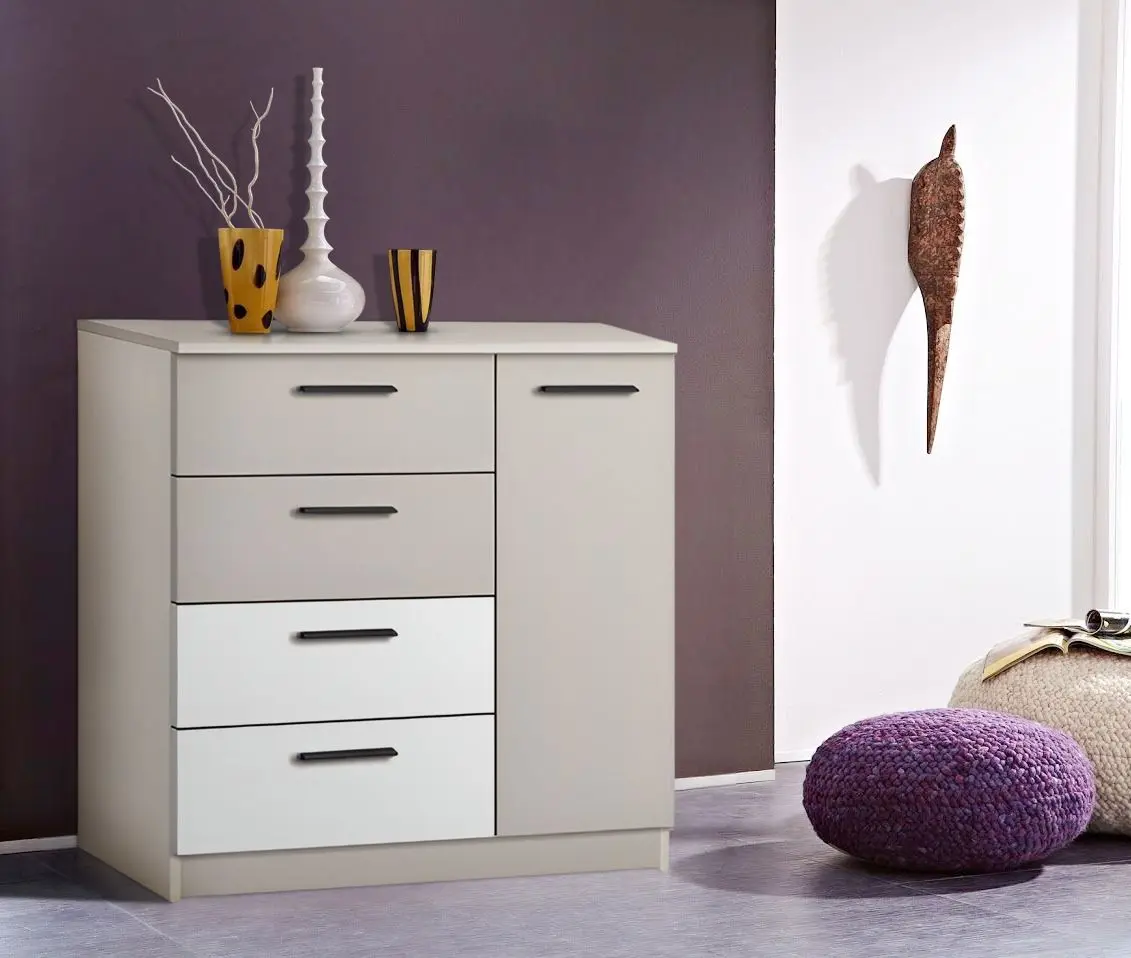 Tumba Modern Andi 4+1S (Cashmere/White)