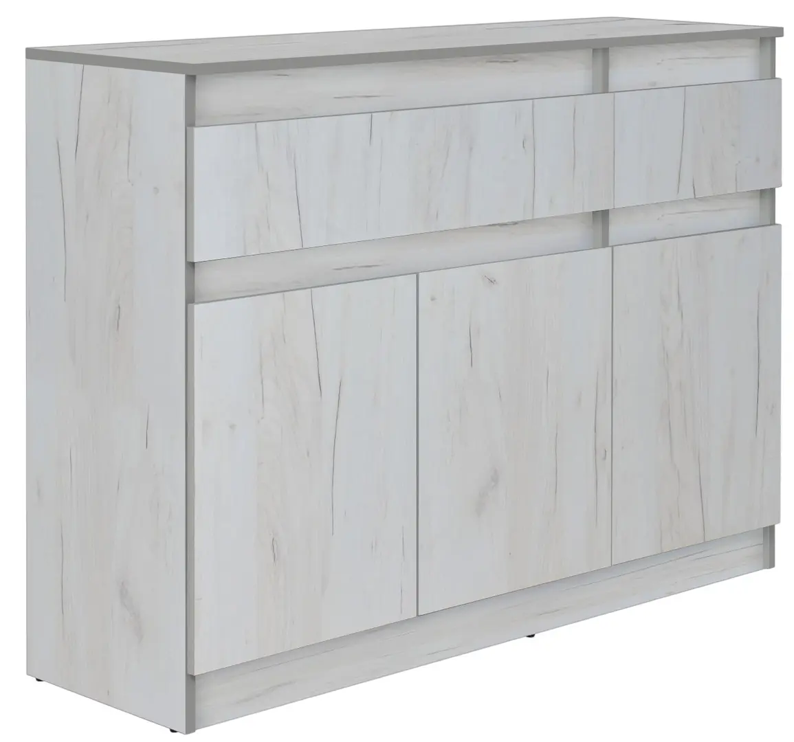 Tumba Modern Komfi 120 (Craft Oak White)