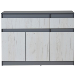Тумба Modern Komfi 120 (Slate Gray/Craft Oak White) Thumb