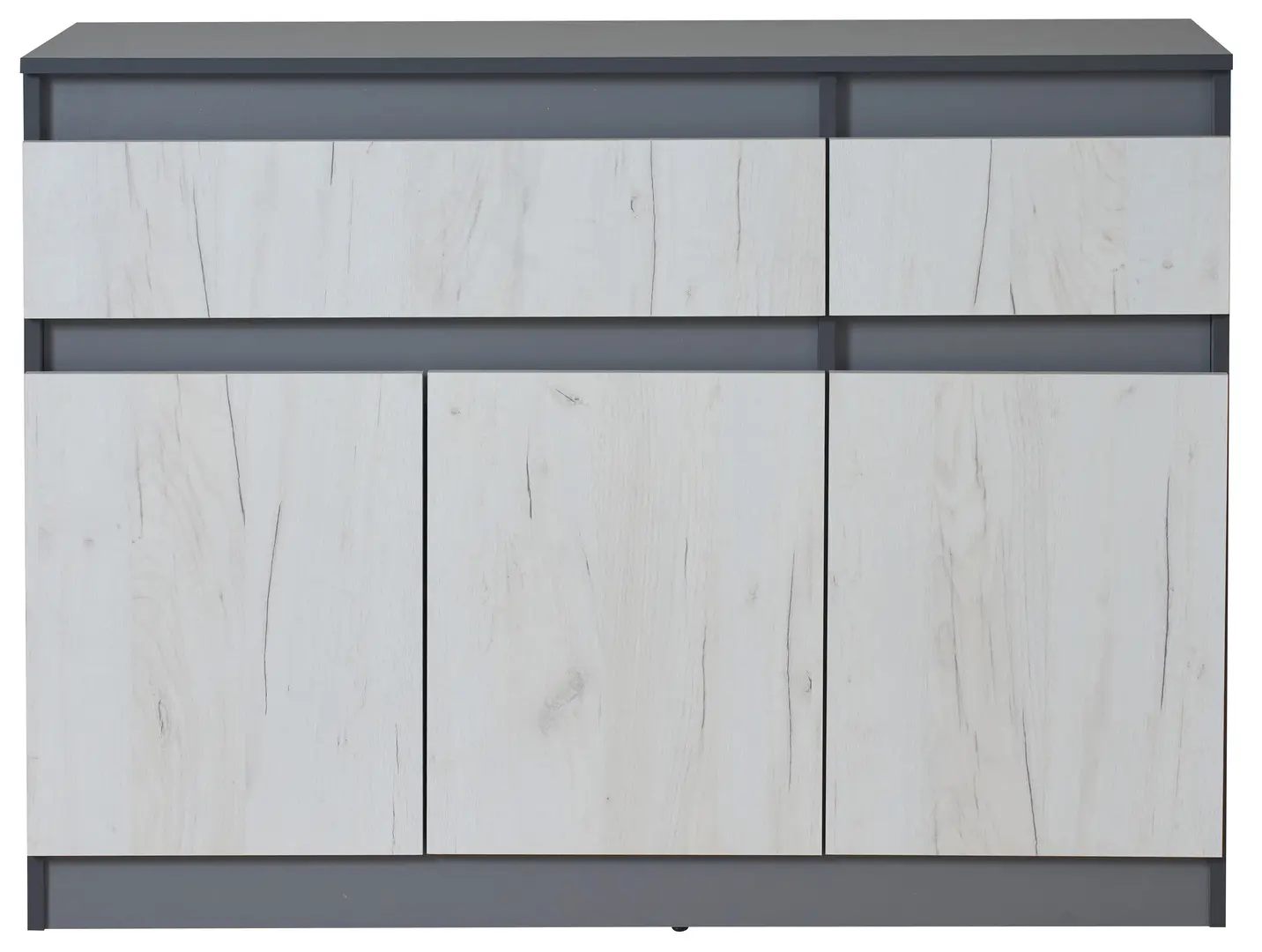 Тумба Modern Komfi 120 (Slate Gray/Craft Oak White)