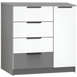 Tumba Modern Komfort 4+1S (Slate Gray/White) Thumb