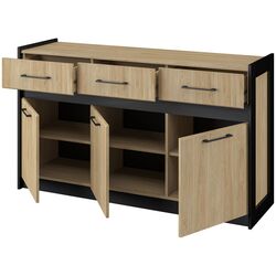 Тумба Неман Стенли МН-037-15 (Дуб Прованс/Черный) Thumb