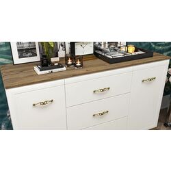 Tumba Неман Tiffani-New МН-041-10 (White/Provence Oak) Thumb