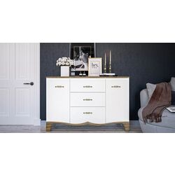 Tumba Неман Tiffani-New МН-041-10 (White/Provence Oak) Thumb