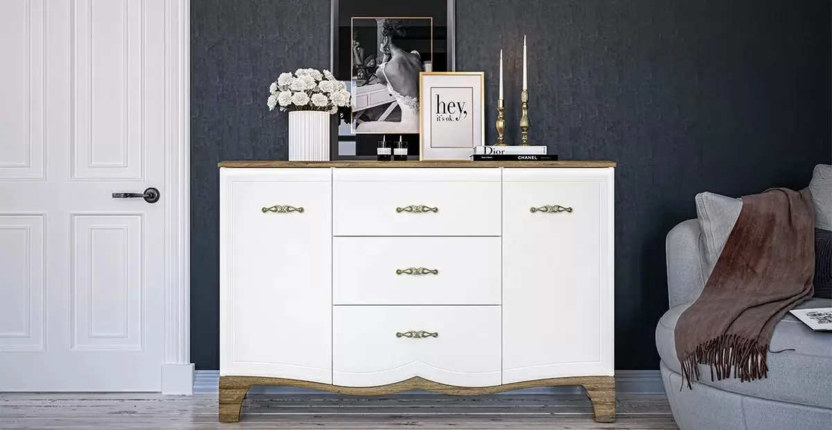 Tumba Неман Tiffani-New МН-041-10 (White/Provence Oak)