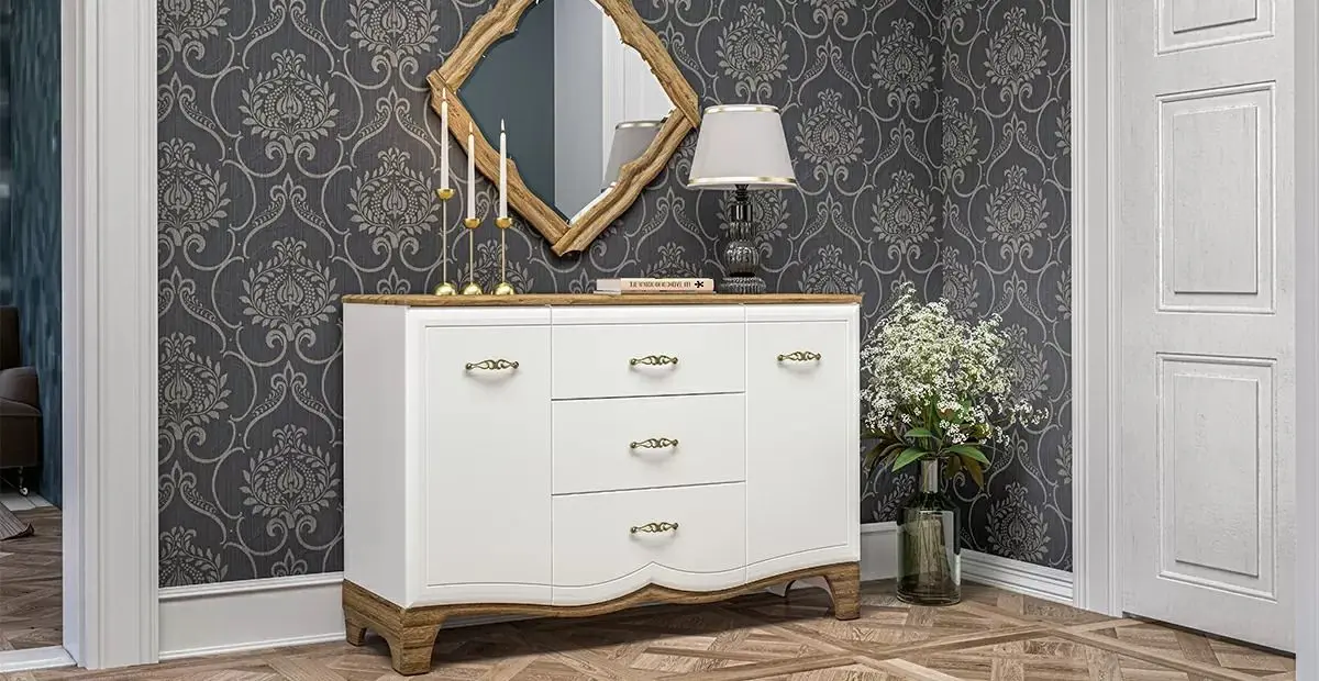 Tumba Неман Tiffani-New МН-041-10 (White/Provence Oak)