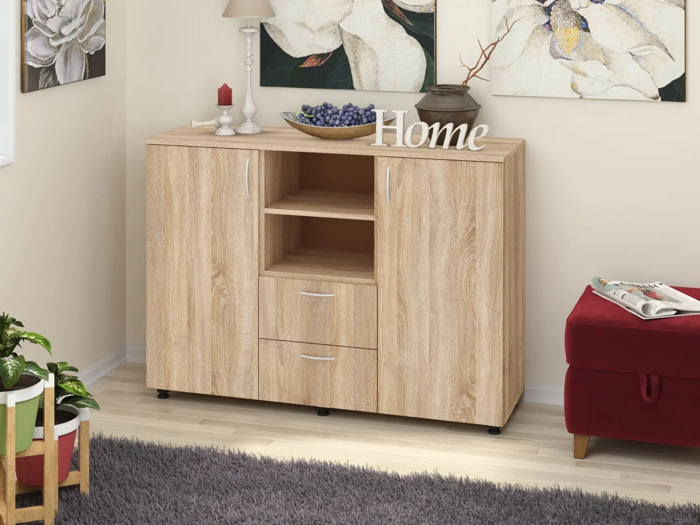 Tumba Пехотин K-4+2 (Sonoma Oak)