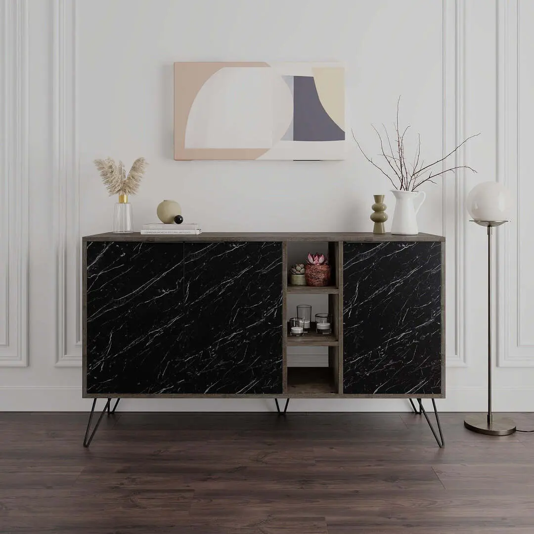 Tumba Showdeko Clara (Dark Brown/Black Marble)