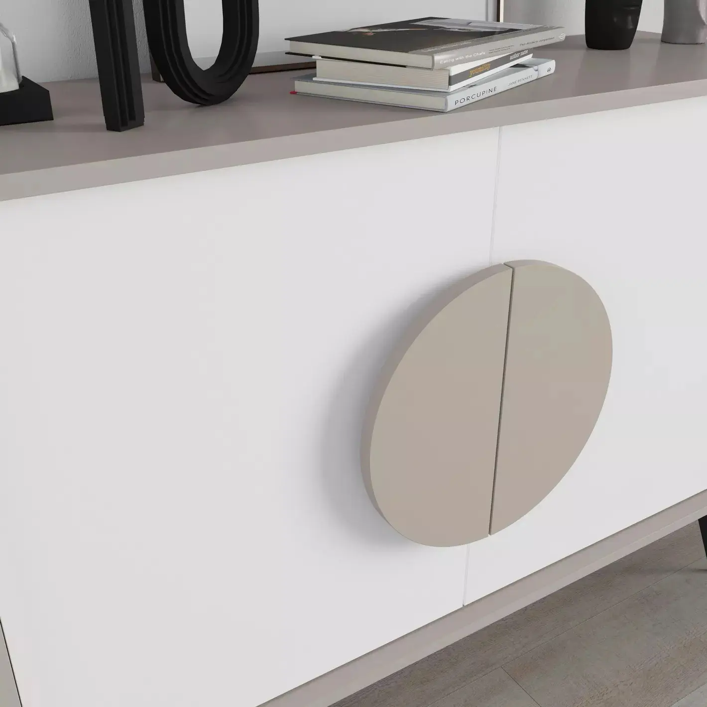 Тумба Showdeko Gora 110 (Light Mocha/White) - 3
