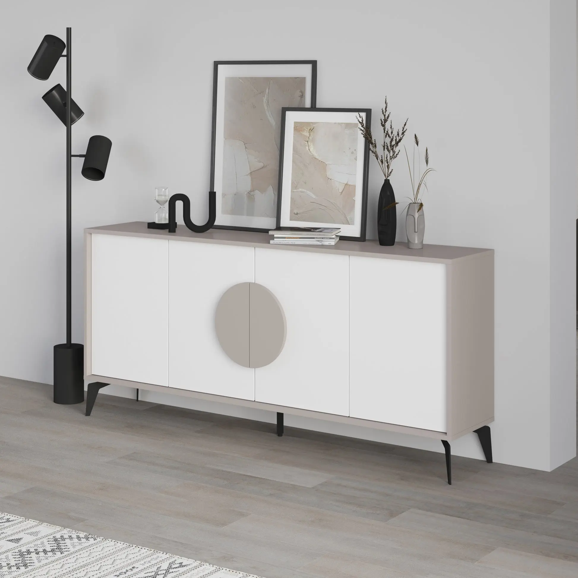 Тумба Showdeko Gora 180 (Light Mocha/White) - 2