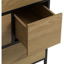 Comoda Signal Geo K4 (Oak/Black) Thumb